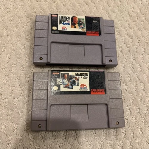 Madden 96 & 95 For SNES
