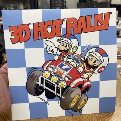 FAMICOM GRAND PRIX II: 3D HOT RALLY - SOYO OKA, SUGA, KANAZASHI - *RARE* BLUE A4