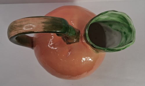 The Haldon Group Orange Fruit Pitcher Marked Cottage Farmhouse Home Decor - Picture 3 of 8