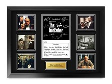 The Godfather Excellent Gift Idea Framed Autograph Picture Print to Movie Fans