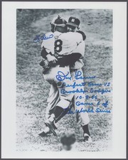 DON LARSEN - AUTOGRAPHED SIGNED PHOTOGRAPH CO-SIGNED BY: YOGI BERRA