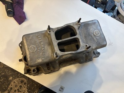 Offenhauser Tunnel Ram Intake Big Block Chevy Single 4 Barrel Rectangle Intake