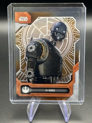 2024 Topps Star Wars High Tek Imperial Pattern Orange Diffractor 57 K-2SO 08/25
