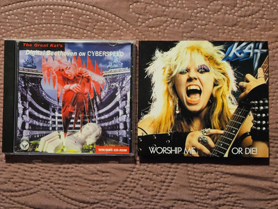 The Great Kat 2CD Lot (Beethoven on Cyberspeed & Worship Me Or Die!)