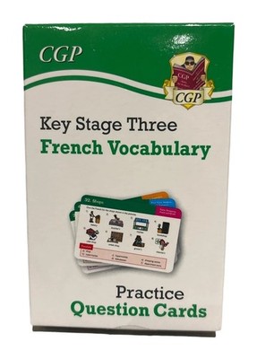 Cgp Key Stage Three French Vocabulary Practice Question Cards