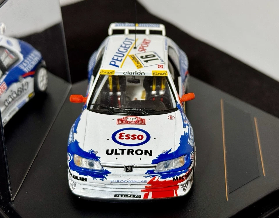 VITESSE V98105 PEUGEOT 306 MAXI PANIZZI-PANIZZI RALLYE MONTECARLO 1998 Snow 1:43 - Immagine 4 di 4