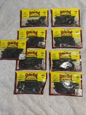(LOT OF 9) STRIKE KING RIVER BUG 90 WORMS