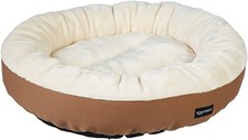 Amazon Basics Panier Rond pour Chien ou Chat avec Dessus en Flanelle, 50 x 50...