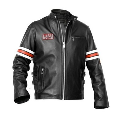 Mens Black Real Leather Jackt Inspired By Hugh Laurie House MD DR Gregory Jacket