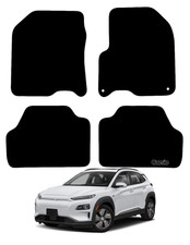Carsio Tailored Carpet Car Floor Mats FOR Hyundai Kona EV 2018 to 2023