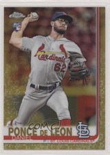 2019 Topps Chrome Gold Refractor 22/50 Daniel Ponce de Leon #75 i4v