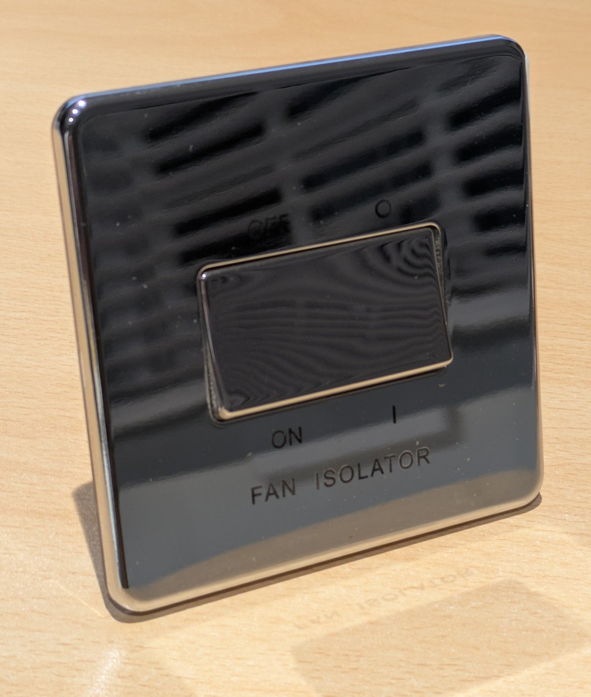 10A Fan Isolator Switch - Chrome