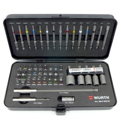 Würth Bit-Sortiment Bitbox-Satz Bitset 59tlg. 1/4 061425059