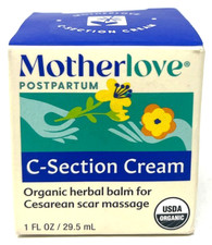 Motherlove Postpartum C-Section Cream Sealed 1 fl oz Exp: 10/2026
