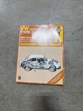 Vw 1500 1600 Type Haynes Workshop Manual 1963-73 Rare Vintage. Great Condition