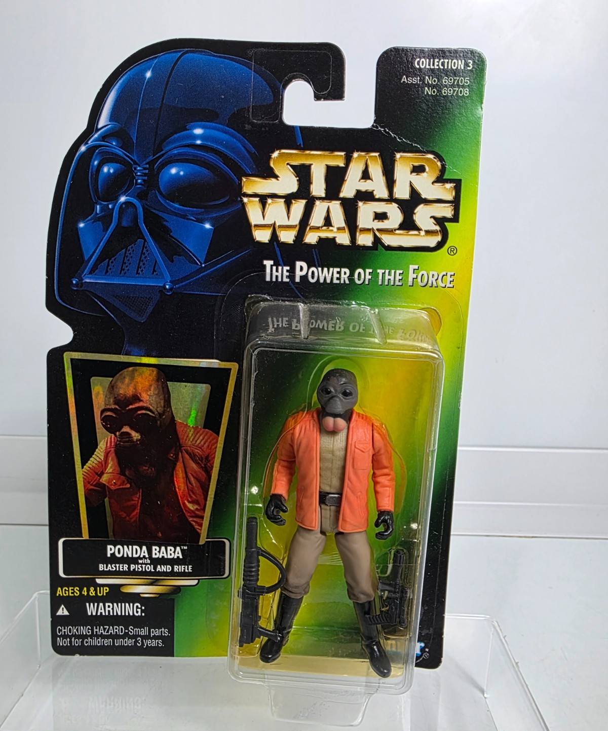 Star Wars -The Power of The Force ""Ponda Baba"" Action Figure 1997-Sealed
