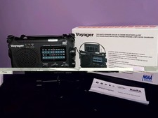 Kaito Voyuager KA500 Solar Crank Weather Alert Multiband Radio NOAA CIB