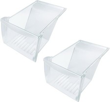 Crisper Drawer Compatible with Frigidaire Refrigerator 240337103 2 Pack