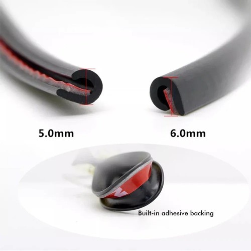 5M Car Rubber Seal Trim Molding U Strip Door Edge Lock Protector All Weather EOA - Picture 33 of 48