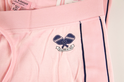 Juicy Couture Pantalon Pickleball Rose Coton Velours - Photo 2/4