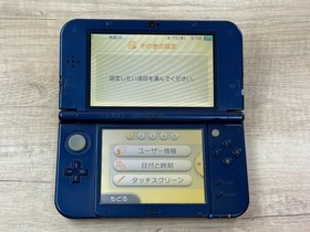 Nintendo New 3DS XL Metallic Blue Console With BOX Japan ver R3426