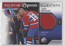 2021-22 Upper Deck SP Game Used HOF Legends Sweaters Larry Robinson #HOF-LA 0r35