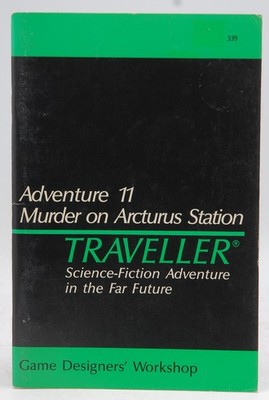 Traveller RPG Adventure 11 Murder on Arcturus Station J Andrew Keith  GDW