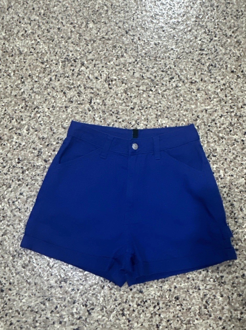 Royal Blue Jean Shorts
