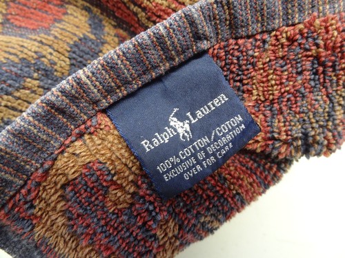 Ralph Lauren Home VTG Paisley Medallion (2) Bath Towel (2) Washcloth VTG 90s USA - Picture 17 of 19
