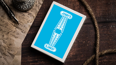 Jerry's Nugget (Icey Blue) Marked Monotone Playing Cards Markierte Poker Spielka
