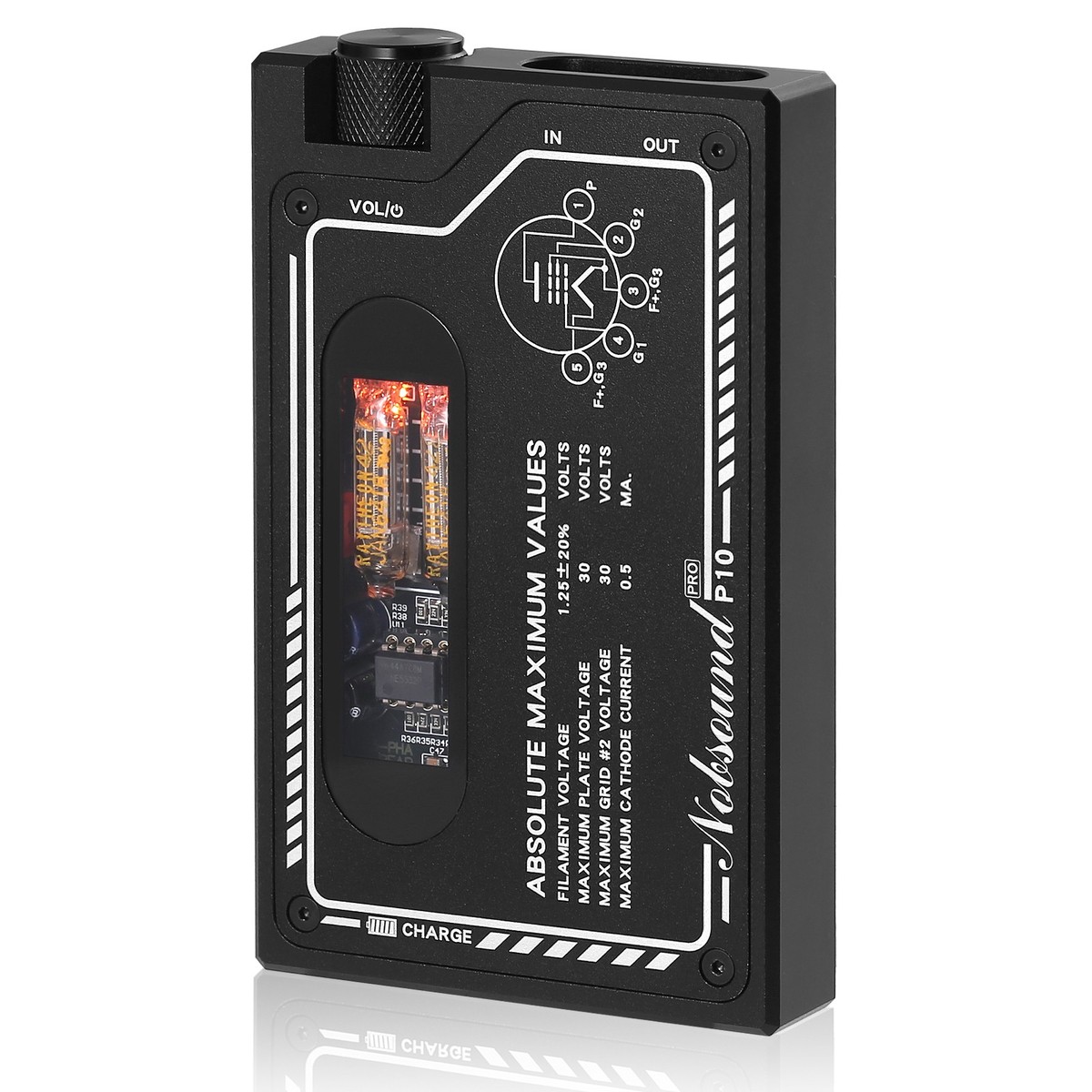 Nobsound Portable Tube Headphone Amplifier HiFi Mini Audio Desktop