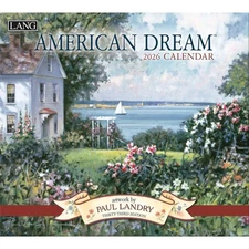 Lang Companies, American Dream 2026 Wall Calendar by Paul Landry, 13.4'' X 12...