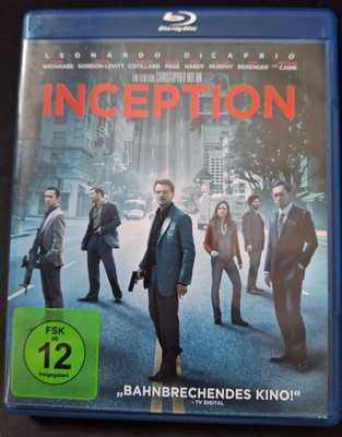 Inception (Blu Ray, 2010, Christopher Nolan, Leonardo DiCaprio, Tom Hardy)