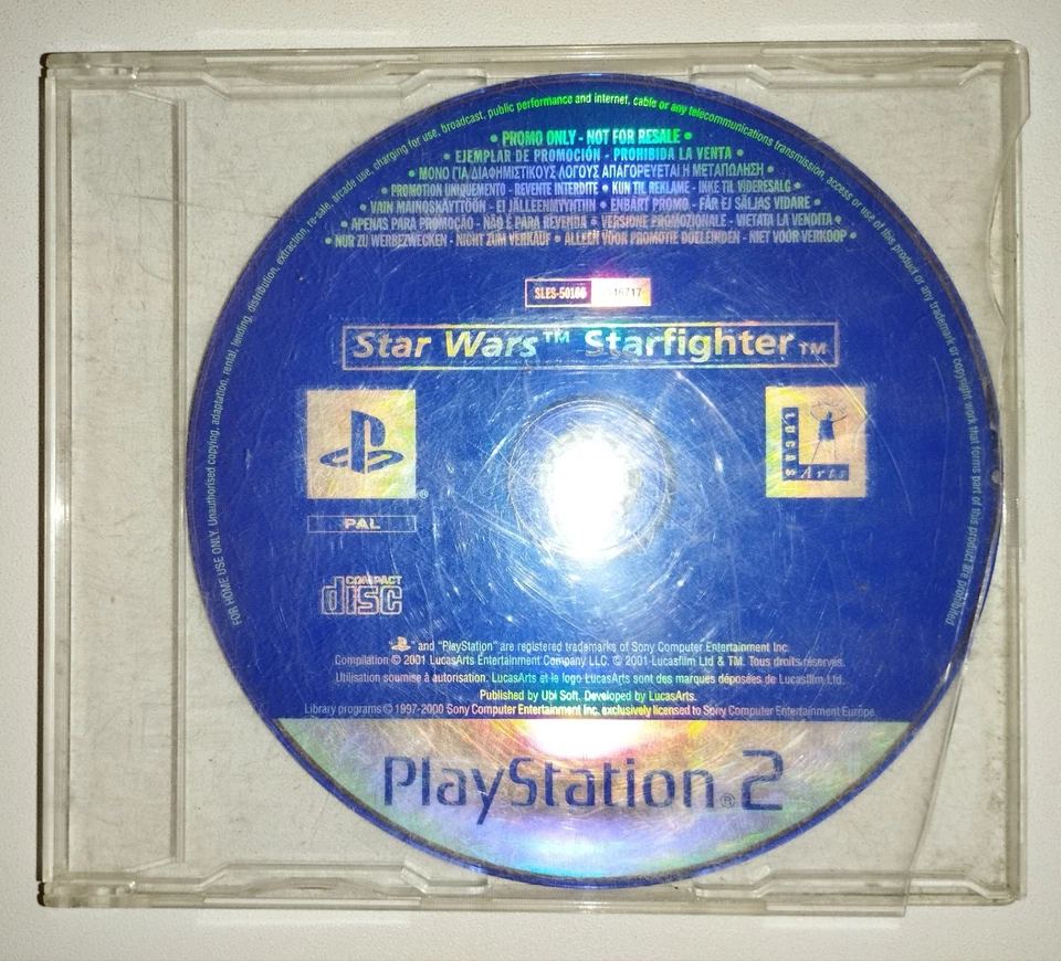 Star Wars Starfighter PS2 Version Promo - Photo 1/1