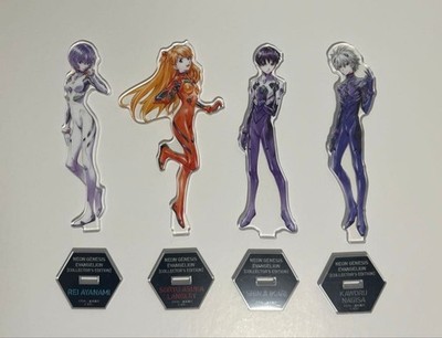 Neon Genesis Evangelion Acrylic Stand Set of 4 Shinji Asuka Rei