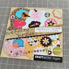 CraftArtist Digikit  Serif  Everyday Bumper   Cd Rom