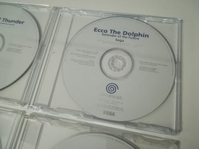 Sega Dreamcast White Label Promo Games Rare Ecco Quake 3 NBA 4 Wheel Thunder