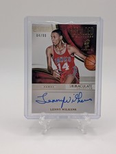 2024-25 Panini Immaculate Lenny Wilkens Heralded Signatures Auto /99 Hawks