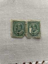 1903 Canada 1 Cent Green Stamp Scott #89 King Edward VII CV $45  (pair Of 2)