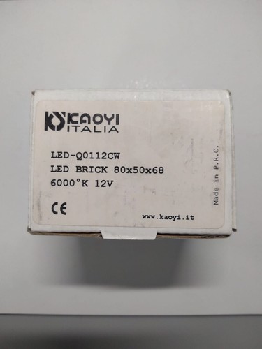 ICAOYI LED Q0112CW LED BRICK 80X50X68 6000°K 12V - Foto 3 di 5