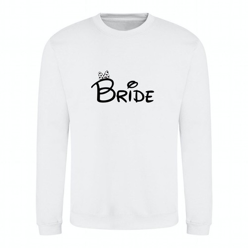 Sweatshirt Bride Hen Do Marriage Wedding Party Gift Print Unisex Sweater Jumper - Picture 20 of 25