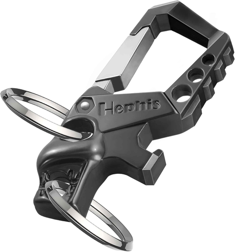 Hephis Heavy Duty Key Chain Bottle Opener,Carabiner Car Key Chains for Men and W - Picture 9 of 12