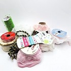 Ribbon Lot of 10 Scrapbooking Crafting Sewing Embellishments Lace Trim Variety
