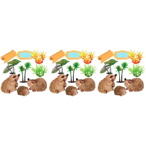 9 Pcs Lebendige Hedgehog Statuen Hedgehog Figuren Garten Ornamente - Bild 12 von 12