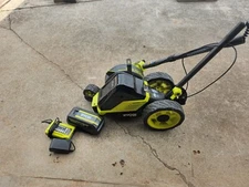 RYOBI 40V HP Brushless 9 in. Cordless Edger (With Battery & Charger 4Ah) RY40706