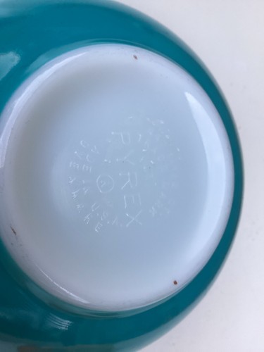 Vintage Pyrex Horizon blau Aschenputtel Rührschüssel #444 #442 - Bild 20 von 22