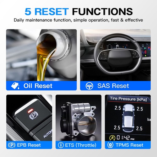 Herramienta de diagnóstico ThinkScan Plus S6 OBD2 motor escáner ABS SRS aceite TPMS SAS EPB - Imagen 3 de 12