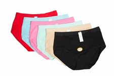 Lot of 6 Women Briefs Full Cover Cotton Underwear Mixed Color S M L XL 2X 3X 4X
