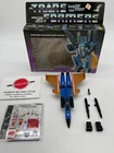 1985 Dirge Complete w/ Box G1 Transformers Jet Plane Figure Unused Decals