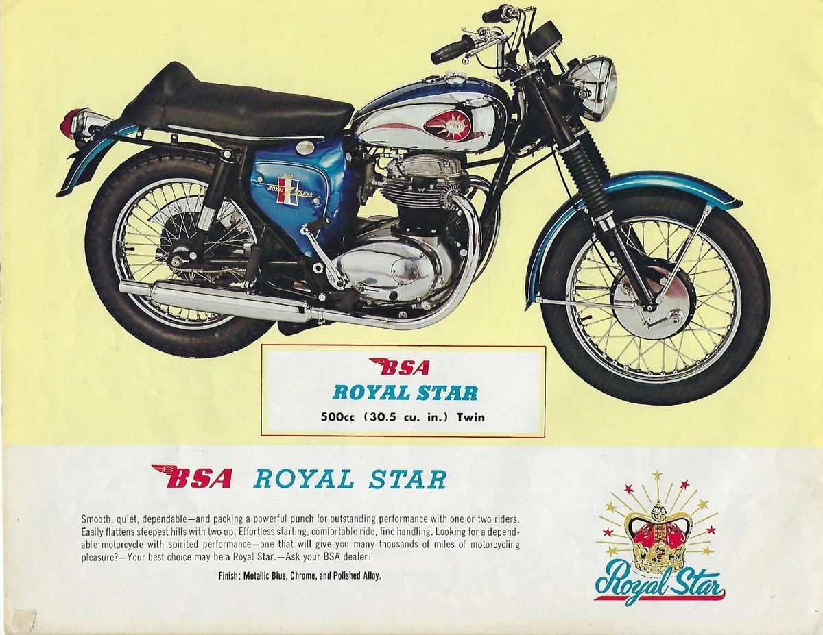 Bsa royal star sale 500